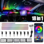 Dynamic Ambient Light 18-piece app car interior lighting kit