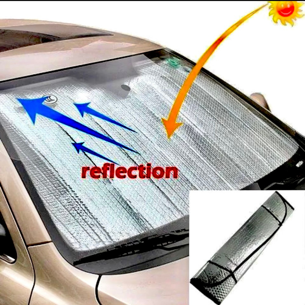 Foldable Reflective Car Windshield Sun Shade