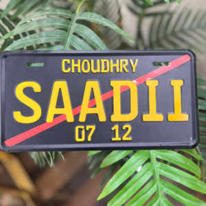 custom number plates