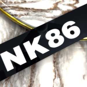 custom number plates acrylic