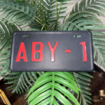 mafia style custom number plates