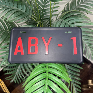 mafia style custom number plates