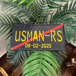 mafia style custom number plates