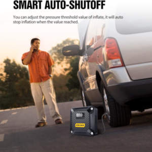 Drive mall tyre inflator