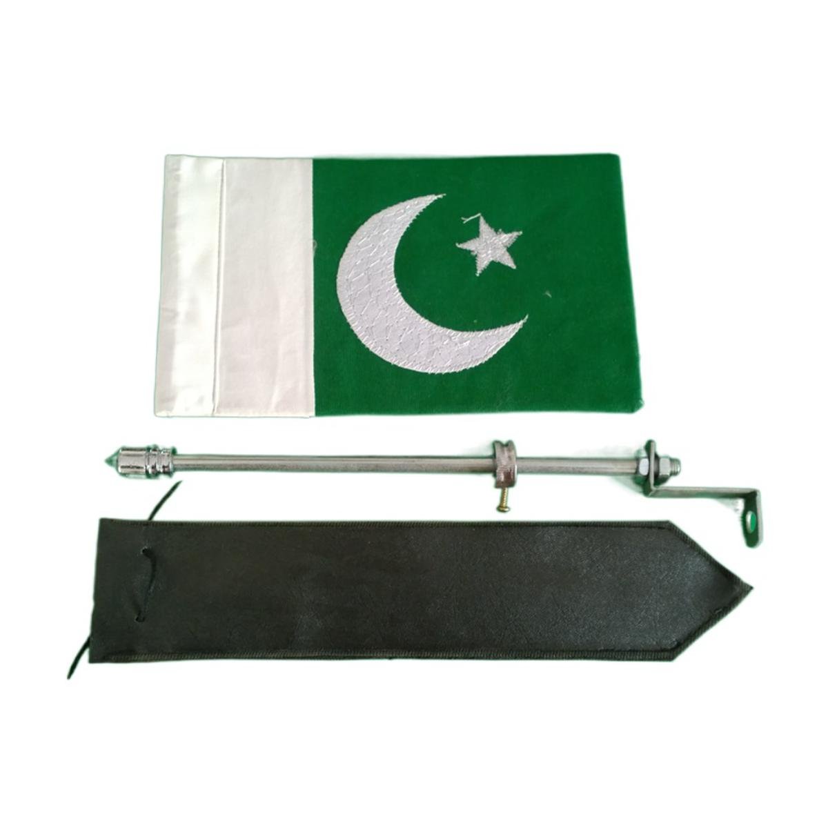 Premium Car Front Flags with Rod