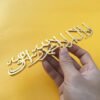 Kalima Arabic calligraphy car accessory emblem